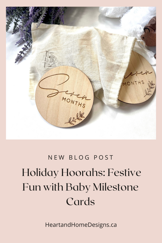 Holiday Hoorahs: Festive Fun with Baby Milestone Cards