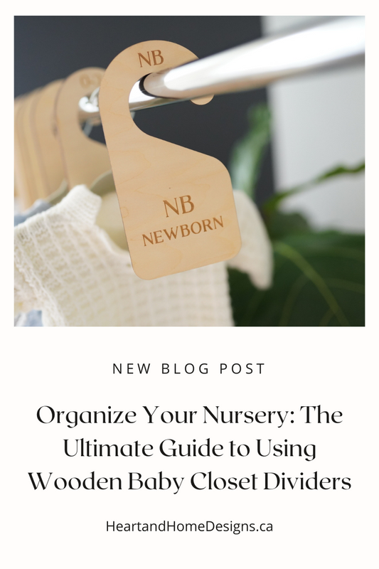 Organize Your Nursery: The Ultimate Guide to Using Wooden Baby Closet Dividers